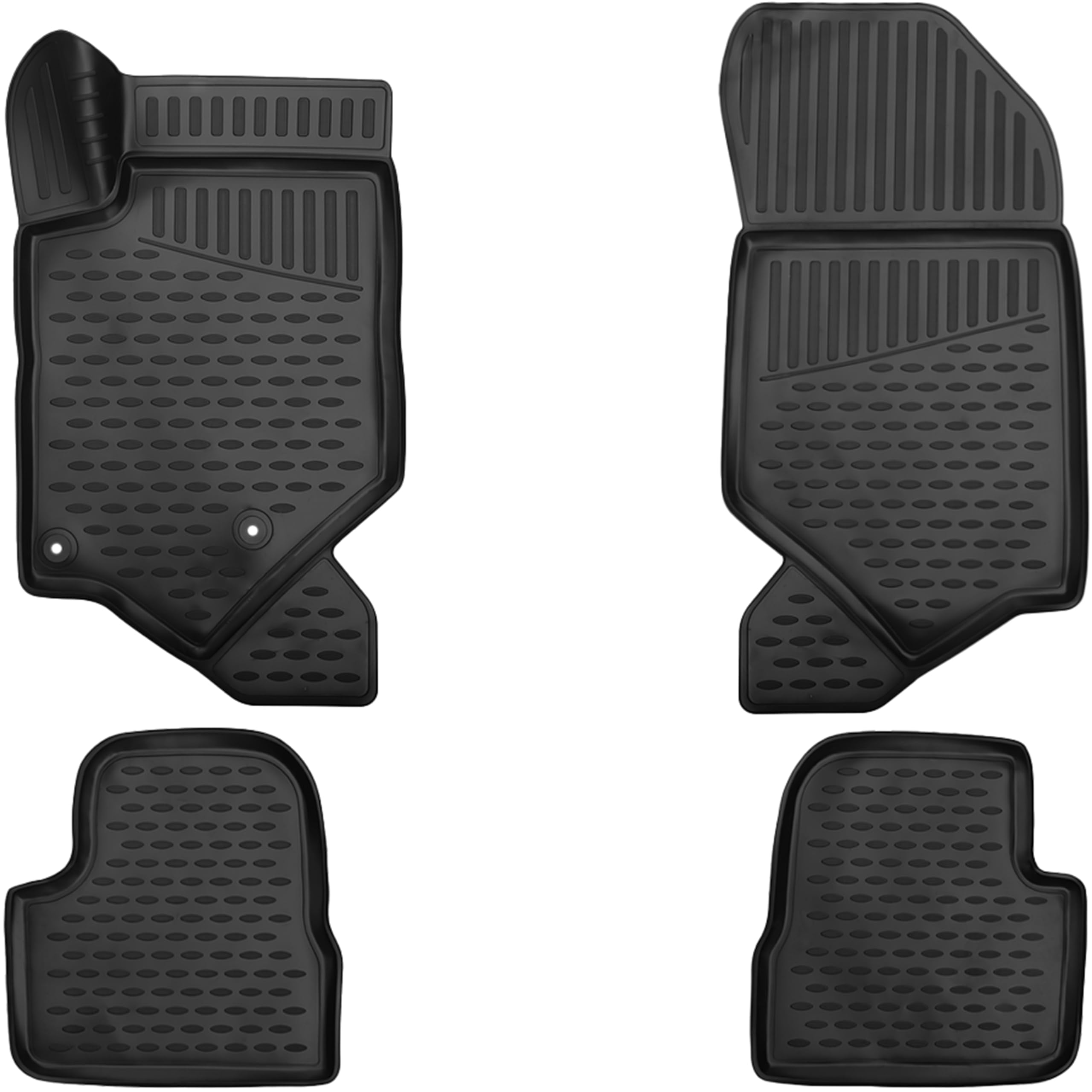 ELMASLINE 3D Gummimatten Set für Peugeot 208 II (Elektro) 2019-2025