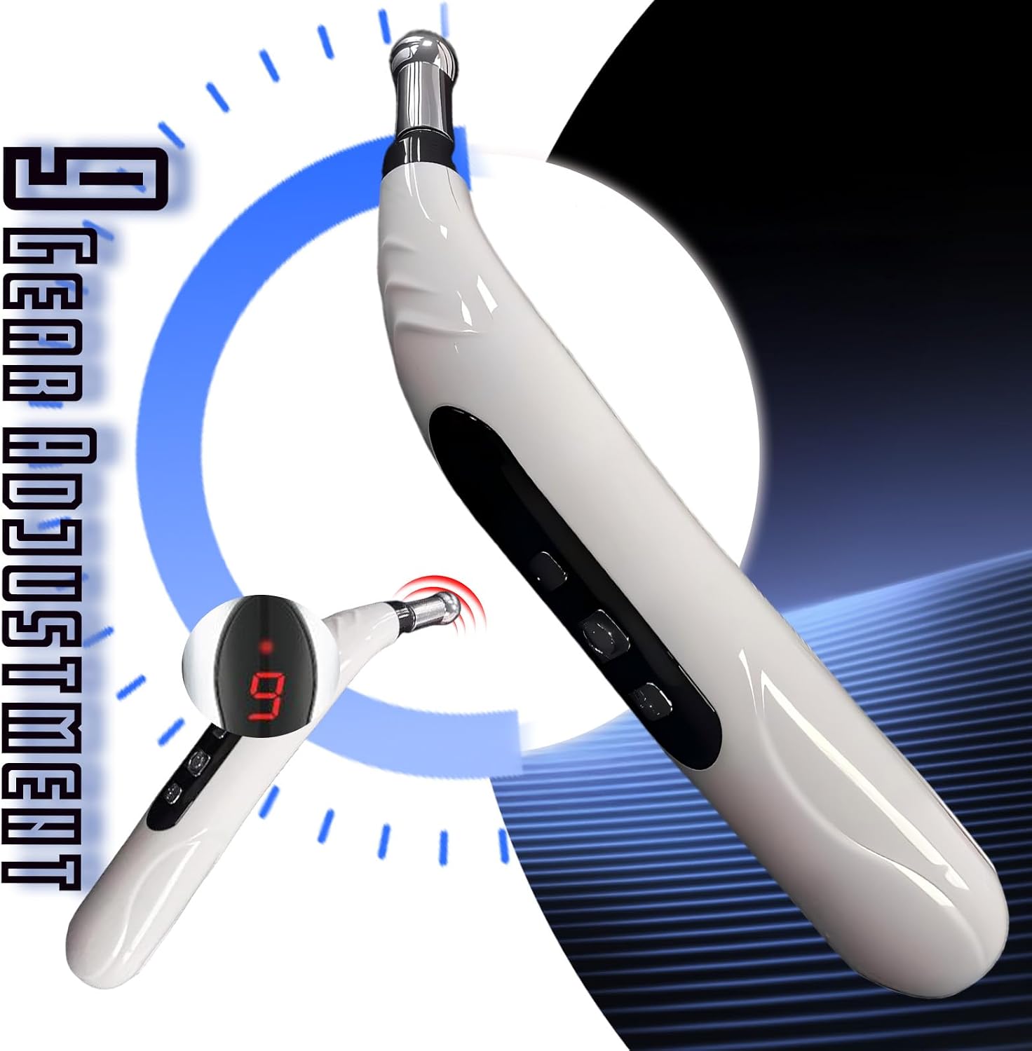 Electro Clit Wand Nipple E-Stim Penis Tip Glans Electro Shock Sex Wand