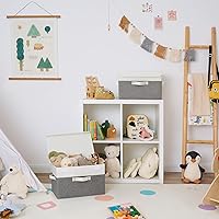 Vista 5 de GRANNY SAYS Fabric Storage Boxes, Memory Keepsake Box, Large Storage Bins with Lids, Closet Organizers, Toy Box, Storage Baskets for Shelves