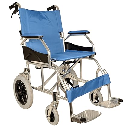 Gima 43250 Queen Carrozzina Alluminio, Azzurro