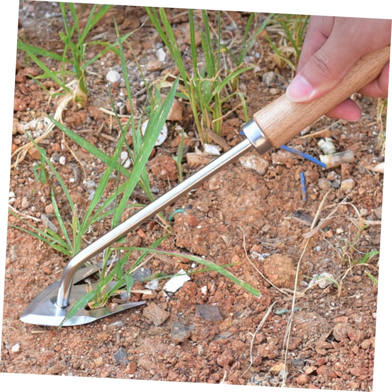 POPETPOP 5pcs Multi-Function Weeder Tool Ergonomic Handle for Effortless Root Removal Gardens Lawns and Public Parks Manual Puller for Efficient Weeding