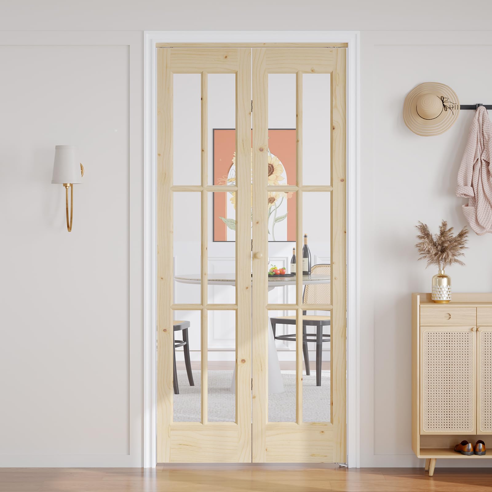 EaseLife 36x80 Bifold Barn Door