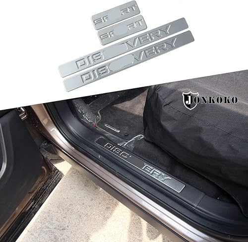 YIWANG Embellecedor de placa de acero inoxidable para Land Rover Discovery Sport 2015 2016 2017 2018 2019 (plata)