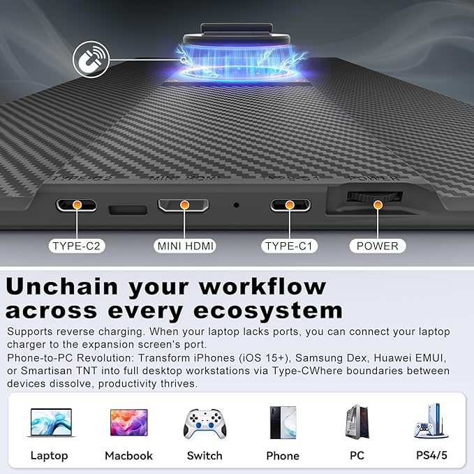 Monitor Extensor 16.1 FHD IPS miniatura 5