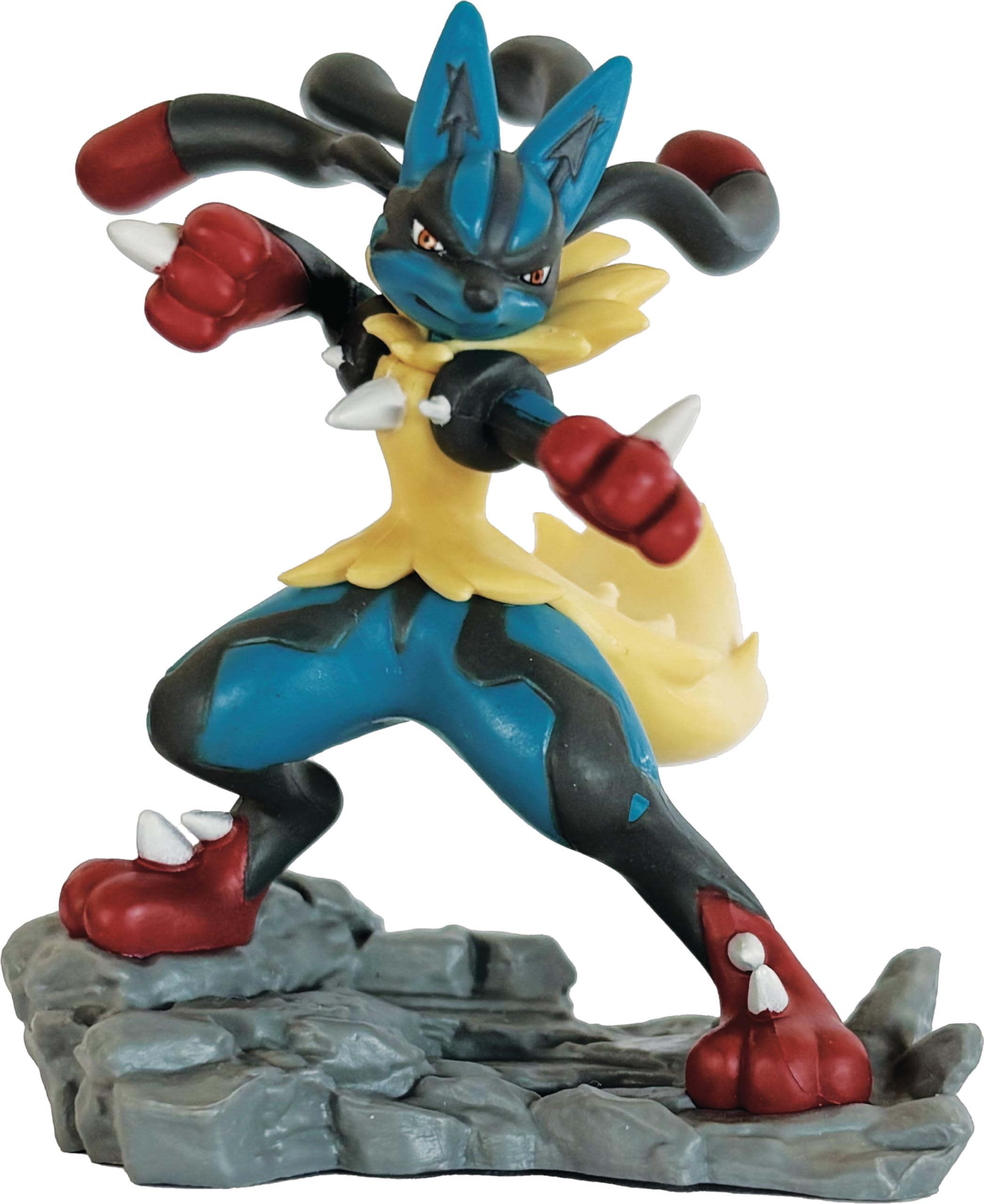 Pokémon: collezione con statuina Mega Lucario-ex del (una carta promozionale olografica, una carta promozionale gigante, cinque buste di espansione e una statuina di Mega Lucario)