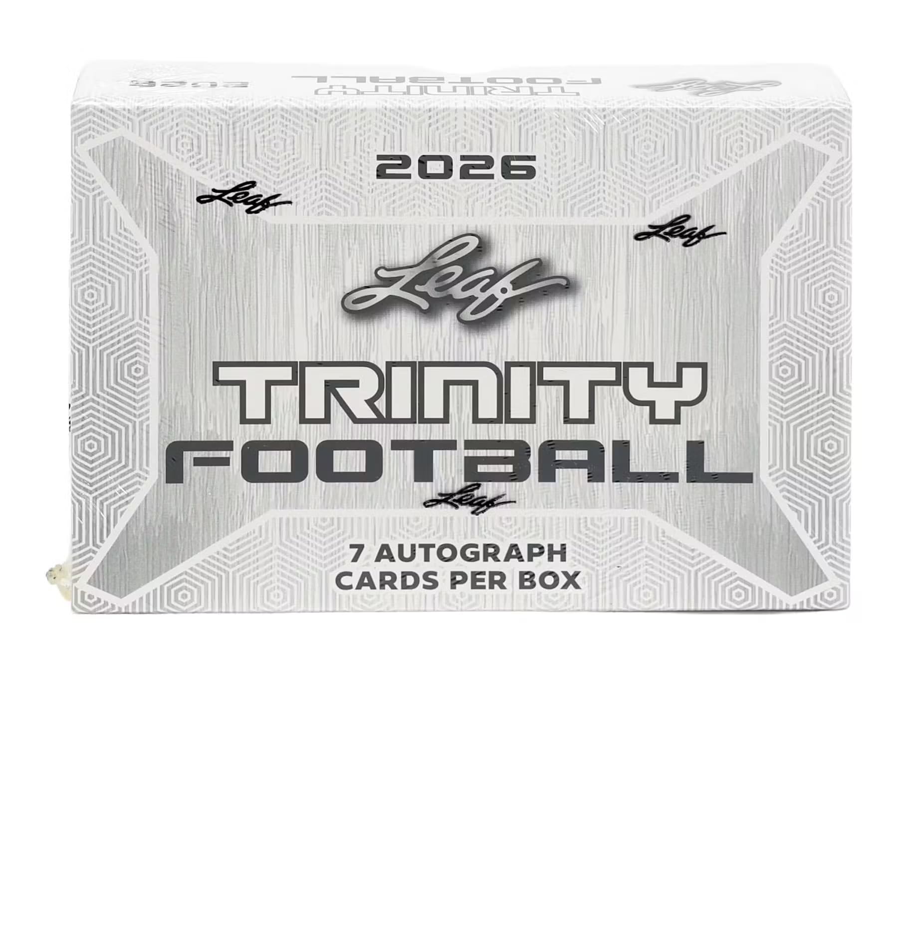 Photo 1 of 2026 Leaf Trinity Football Hobby Trading Card Box (7 Autographs Per Box)