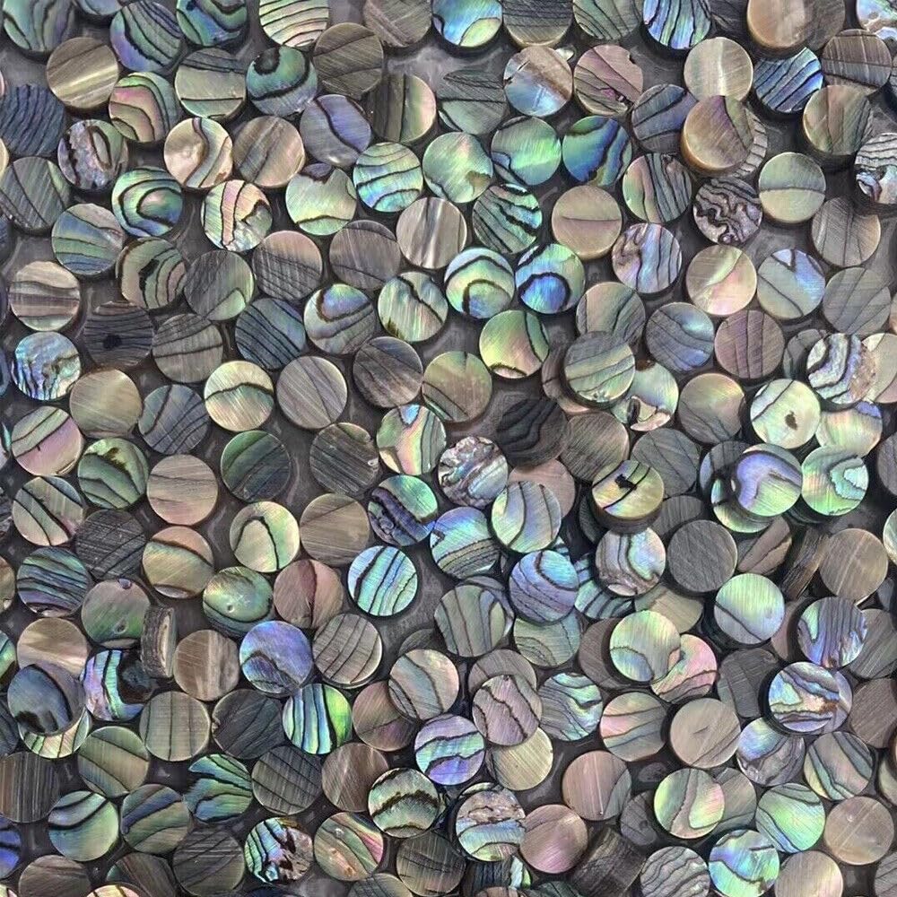 50PCS PAUA Abalone Shell Inlay Dot 2mm For Guitar Ukulele Fingerboard Luthier Jewelry
