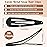 WILLBOND 30 Pieces 3.1 Inch Large Metal Snap Hair Clips Nonslip Barrettes Women Hair Accessories (Five Color)