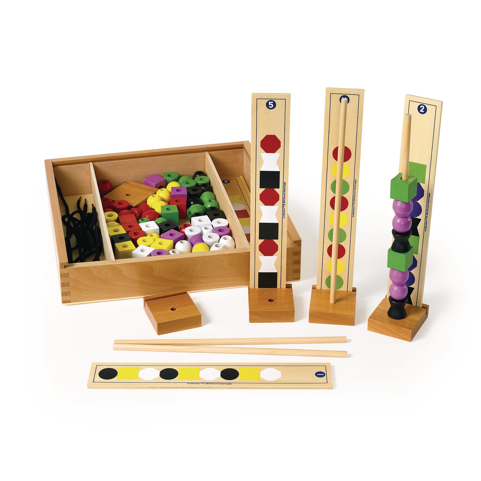 Excellerations Sequencing Bead Activity Set Classroom Activity (72 Beads)