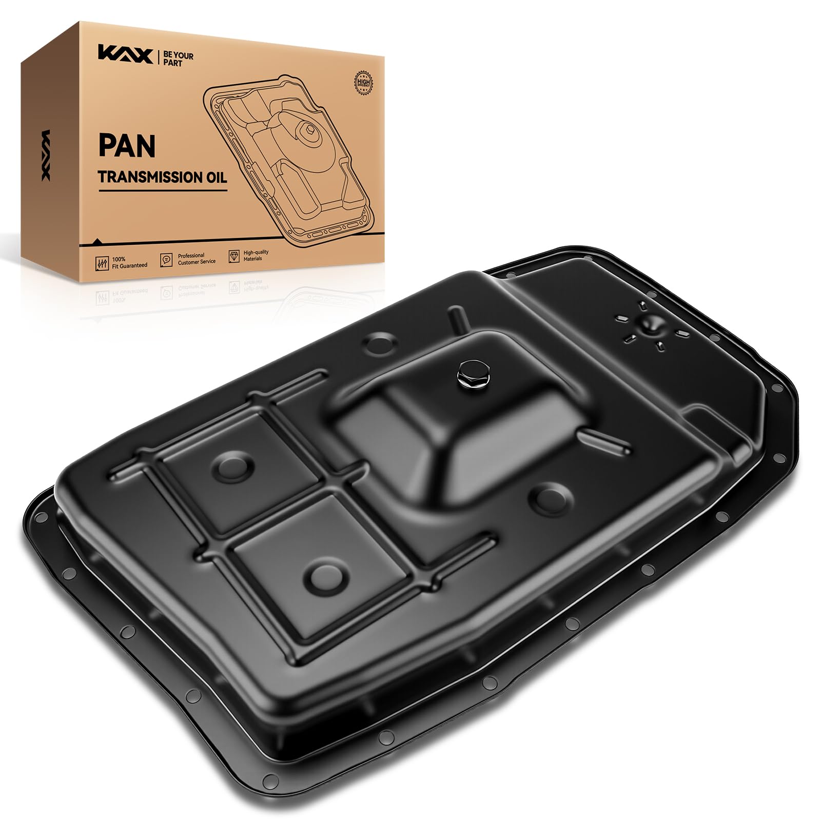 KAX 265-854 Transmission Oil Pan, Replacement for Ford 6R80 6-Speed Automatic Trans &amp; Expedition 2011-2017 &amp; F-150 2011-2018 &amp; Mustang 2011-2017 &amp; Lincoln Navigator 2011-2017