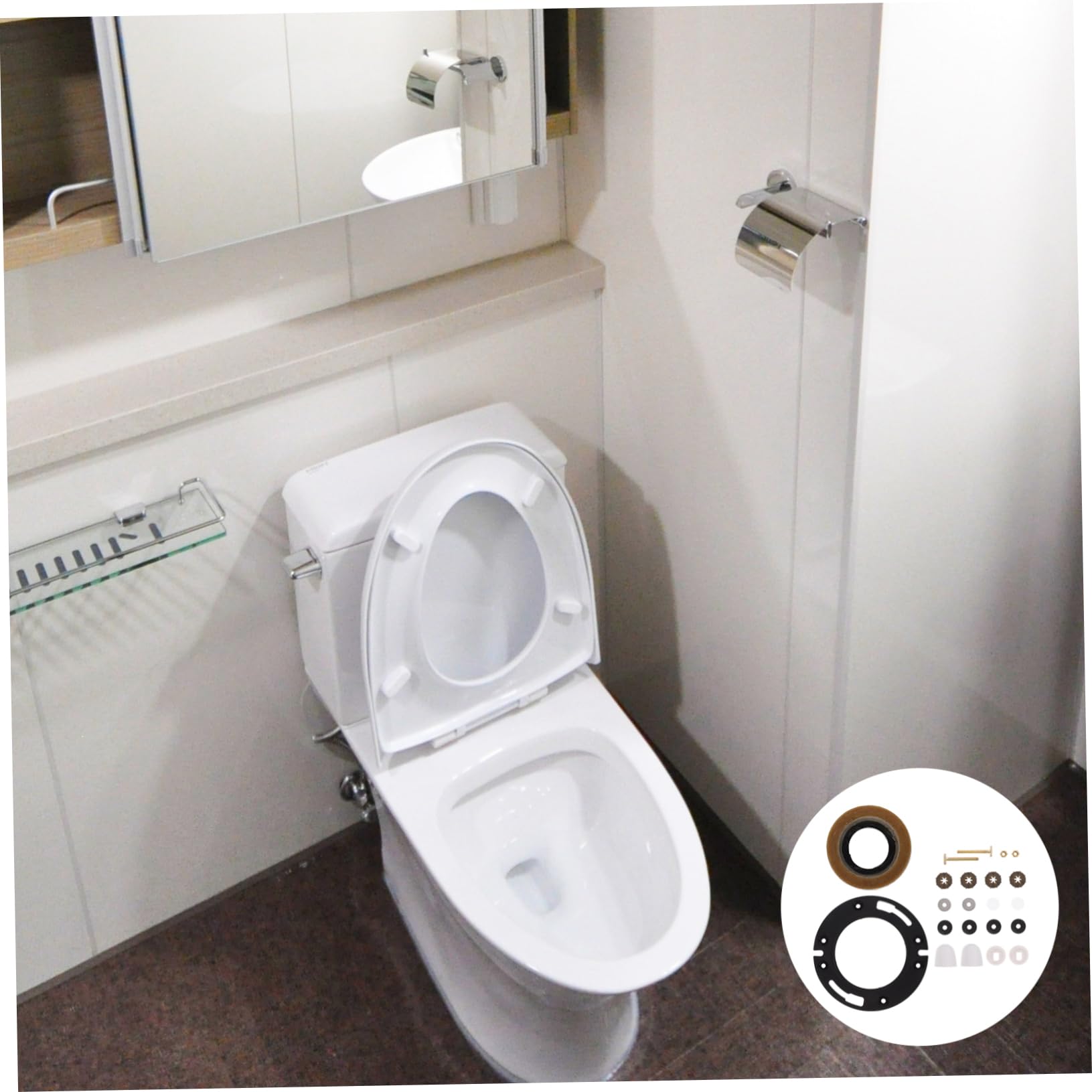 Wc Wc-dichtungsring Wc-flansch für Badezimmer Wc Wc-flansch Wc-dichtungsring Dichtung für Installationsset
