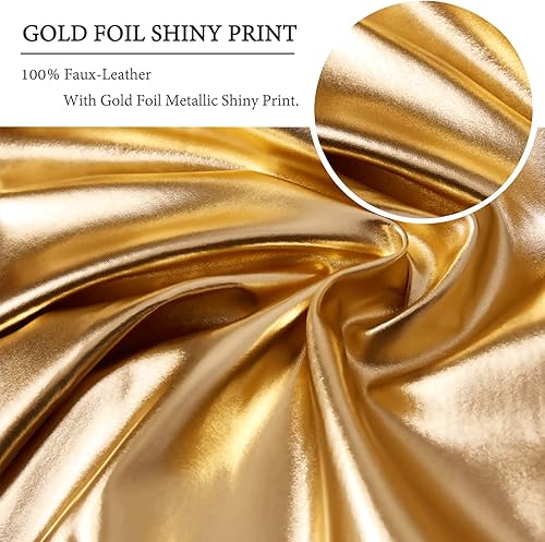 Miniatura 4 de EUCIOR Almohada Decorativa, Fundas de Almohada Doradas 20x20, Fundas de Almohadas Decorativas de Tiro Modernas Metálicas Brillantes Funda de Cojín,