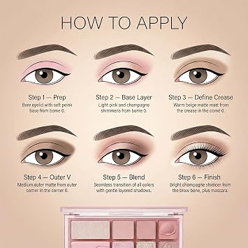 Sweet Dessert Pink Eyeshadow Palette with 12 Matte Shimmer Glitter Finishes - Versatile Day to Night Makeup for High Blendability and Long Wear with Playful Ice Cream Textures