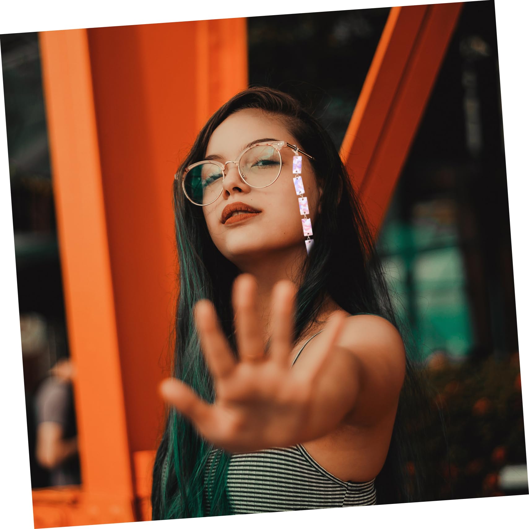 Brillenkette Schlüsselbänder Schlüsselband Maske Halter Kabel Inhaber Kleiderbügelständer Leichte Brille Brillenetui Sonnenbrillen Herren Im Trend Plüsch Blue