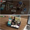 Cargador inalámbrico TopMade para escritorio y mesa de noche, soporte de cuero para bolígrafos, accesorios de escritorio para oficina, estación de carga rápida, soporte para control remoto, para iPhone, soporte de carga, regalos para hombres (negro) 3