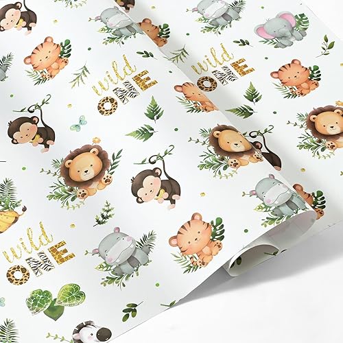 WERNNSAI Papel de regalo de Navidad de dinosaurio, 10 hojas, 20 x 27 pulgadas, plegado plano, papel de regalo de vacaciones y cumpleaños