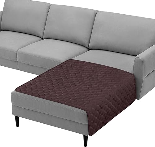 TAOCOCO Funda de diván 100% impermeable, reversible, funda de asiento para mascotas, para sofá modular en forma de U, otomanos, sofá, protector de