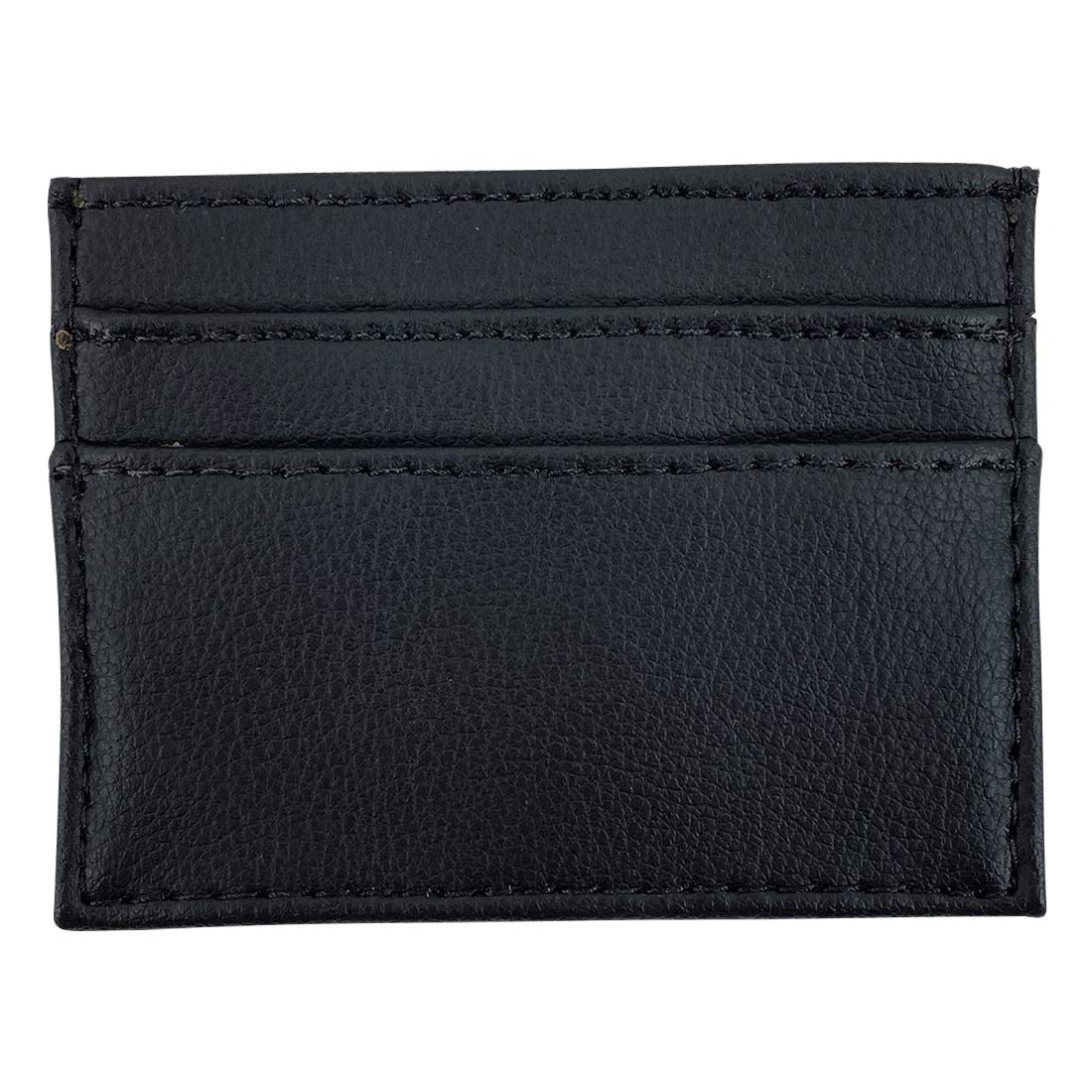 Santa PlayaSlim Card Holder Handmade from Vegan Cactus Leather – Store and Organize Credit, Debit, Cards, Cash, Identification – Simple, Minimalist Style, Compact Size For Pocket – Cactus Carbon