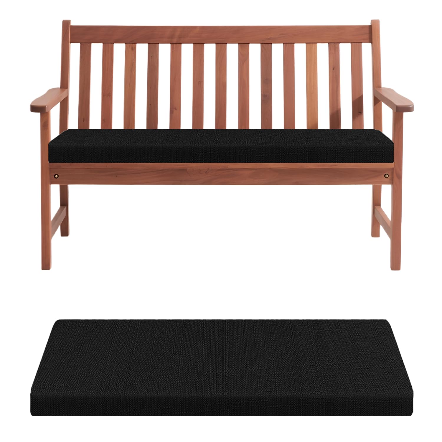 Coussin de banc ergonomique en fourrure contre la dureté des chaises de jardin