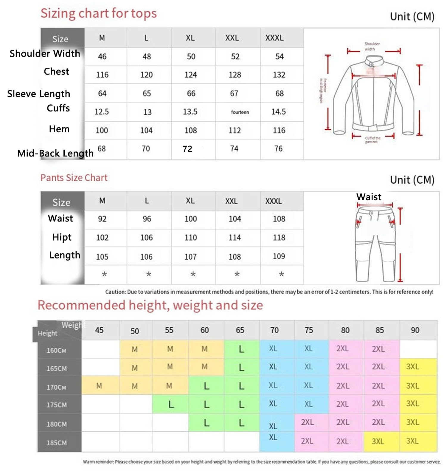 BLUEZY Moto Traje De Moto Para Hombre Chaqueta De Moto Impermeable Con Protecciones Chaqueta Moto Con Armadura Extraíble Chaqueta Pantalones De Moto Transpirables Para Las Cuatro Estaciones A,XL