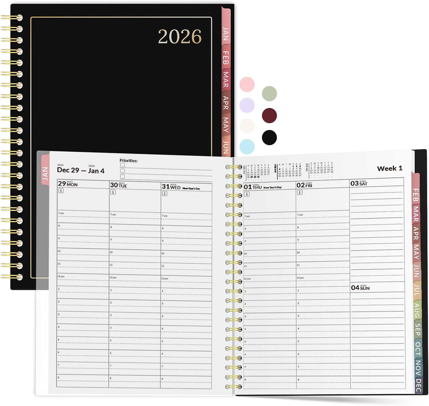 Appointment Book 2026 Planner, Forvencer Daily Weekly & Monthly ...