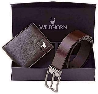 wildhorn Gift Hamper For Men I Rfid Protected Leather Wallet & Belt Combo Gift Set I Gift For Friend, Boyfriend,Husband,Father, Son Etc, Brown-picture-20