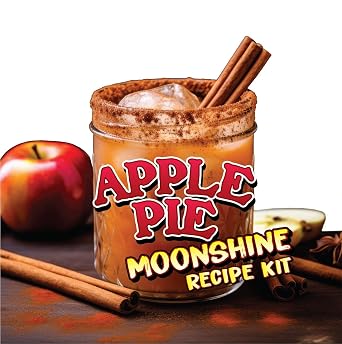 Tapcraft - Complete Apple Pie Moonshine Recipe Mash and Fermentation Kit - Make Your Own Apple Pie Moonshine at Home - Gifts for Moonshine Lovers