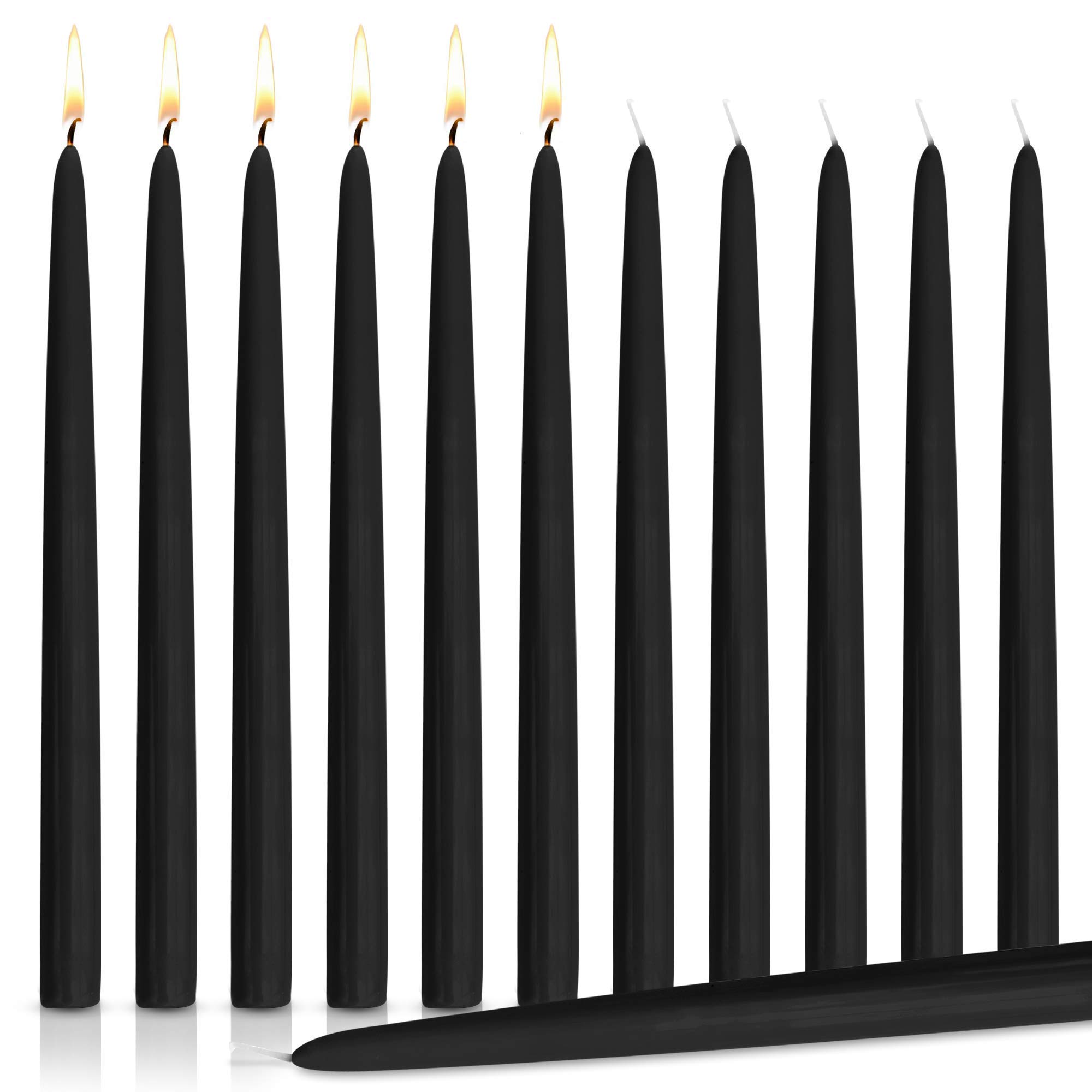 Halloween Elegant Dripless Taper Candles 10