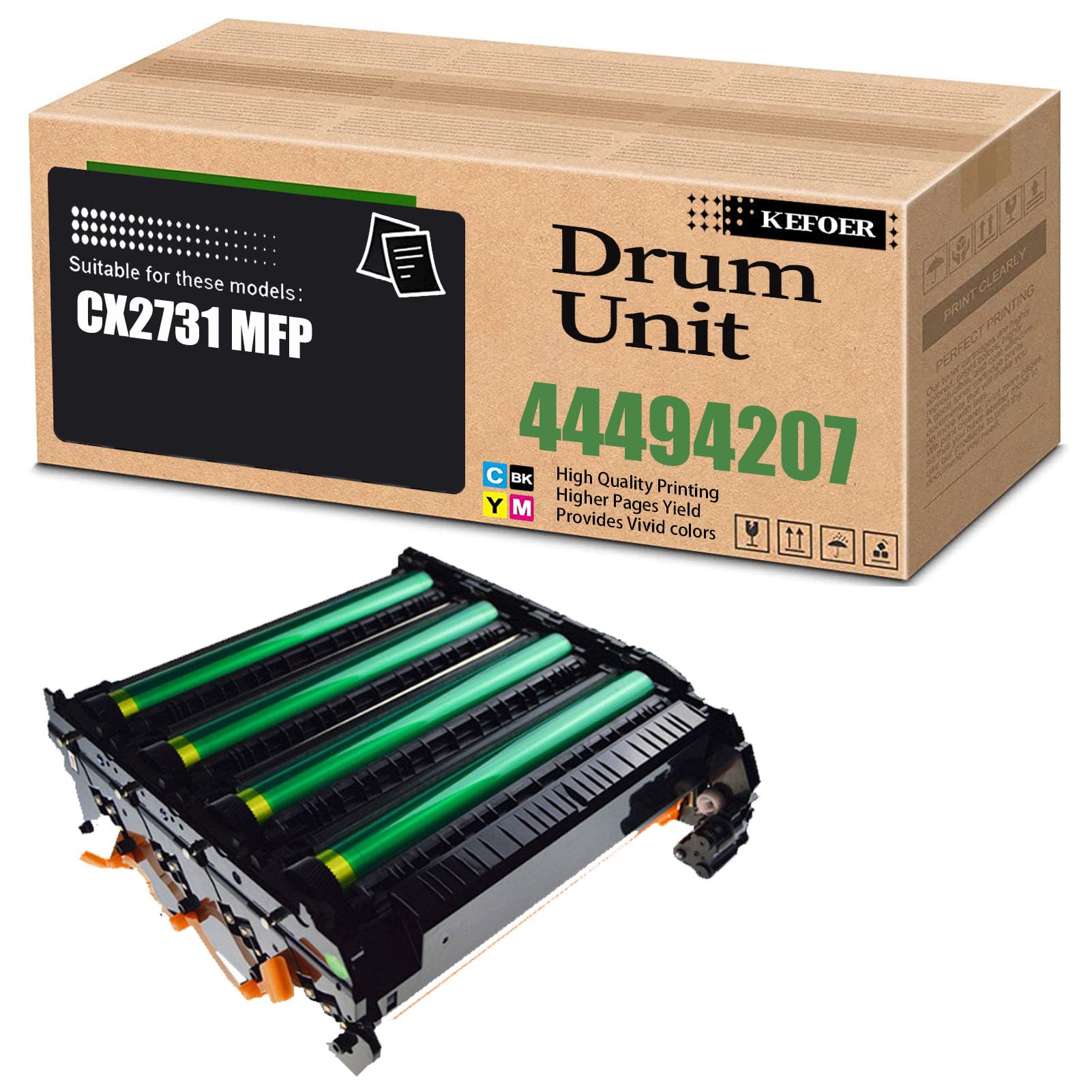 Amazon.com: KEFOER CX2731 Drum Unit Replacement for OKI 44494207