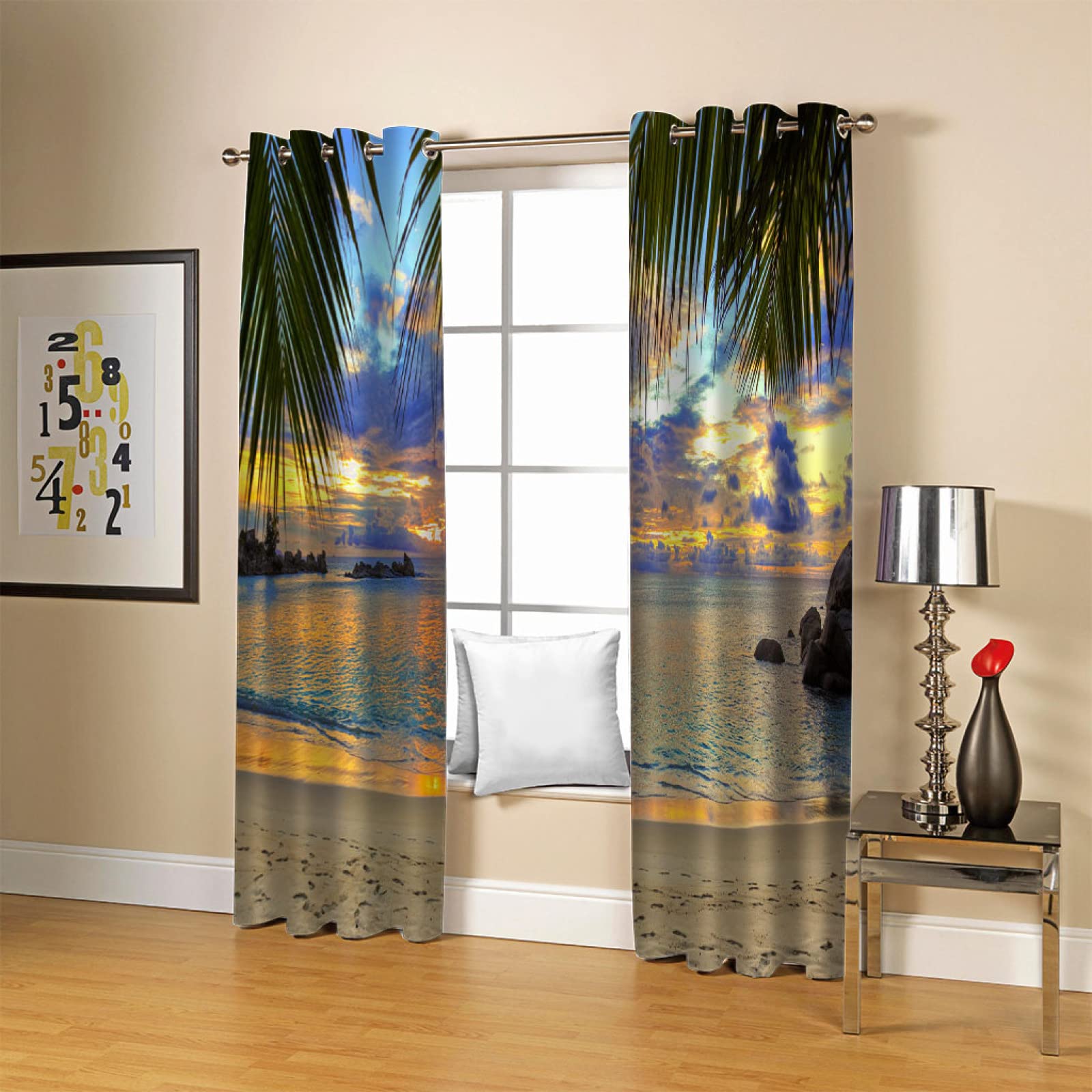 18meng Galaxis Vorhang 140x100cm - Weltraum Design Blickdicht Kinderzimmer