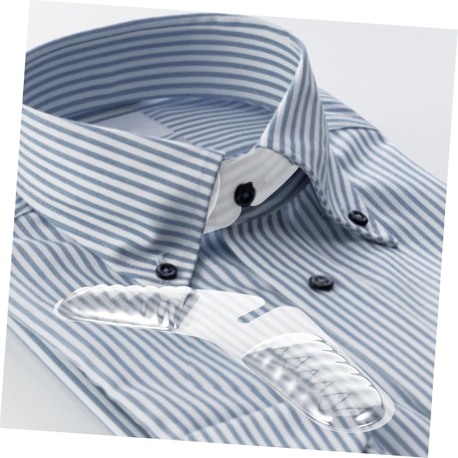 FOMIYES 50pcs Mens Collar Stays PVC Shirt Collar Supports Anti-Warping for Dress Shirts for Professional Attire 126mm Size