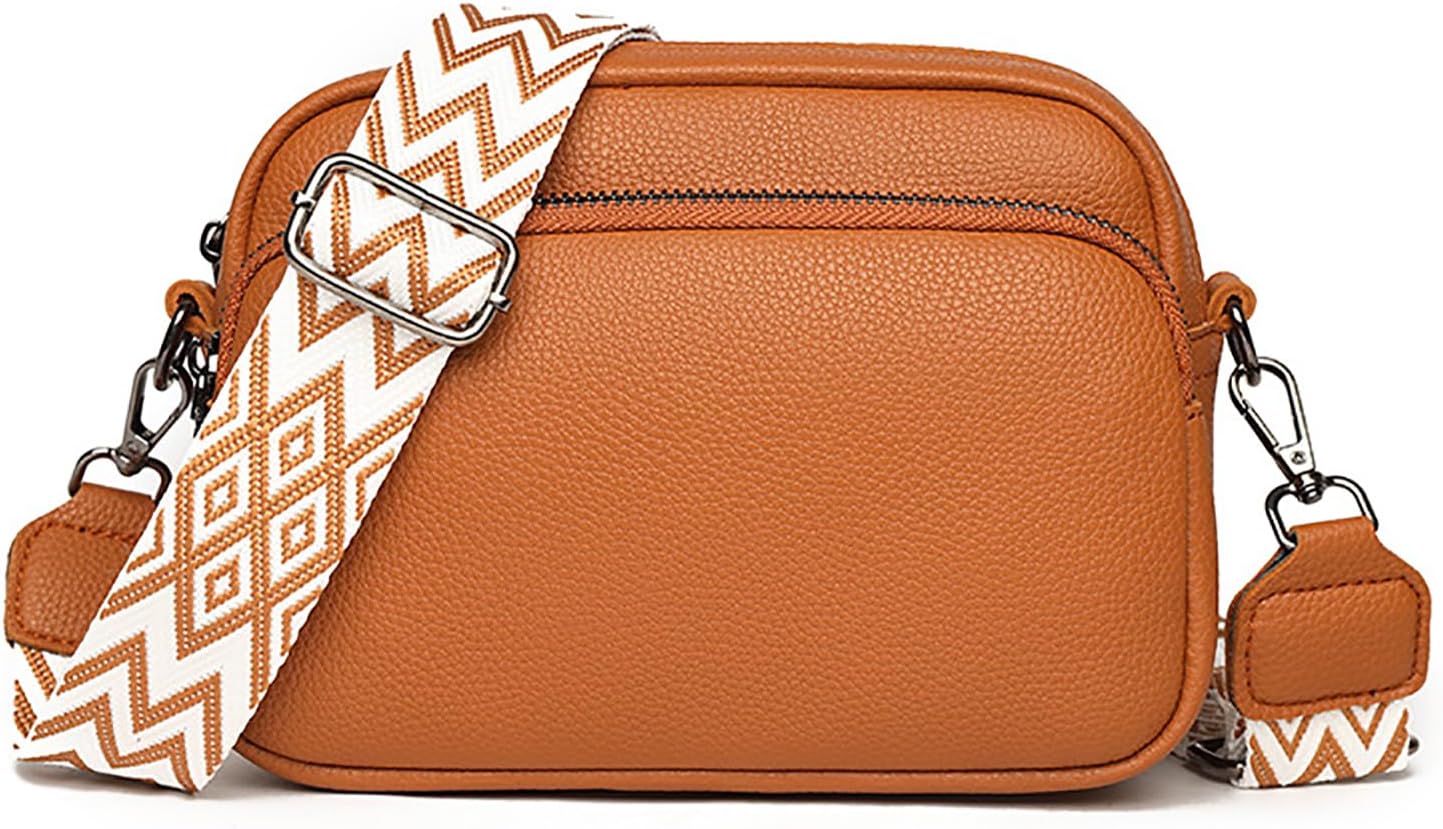 Leather Crossbody Bag and Accessories, Leather Crossbody Bags for Women, Trendy Purses Handbags