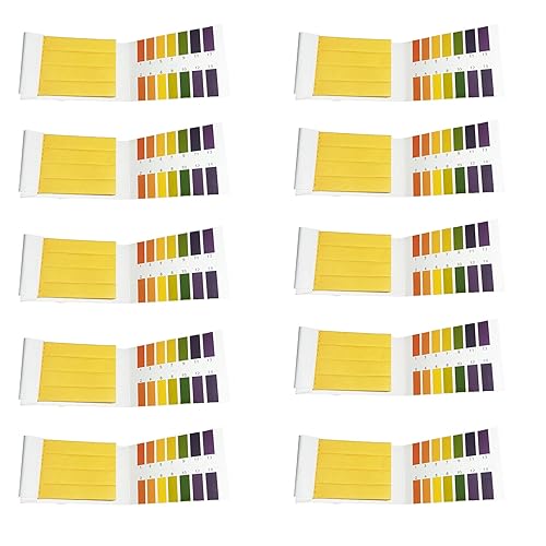 Tiras de prueba de pH, 10 paquetes de 800 tiras de papel de prueba de pH 1-14, para orina, saliva, agua potable, piscina, spa, jabón, tanque de