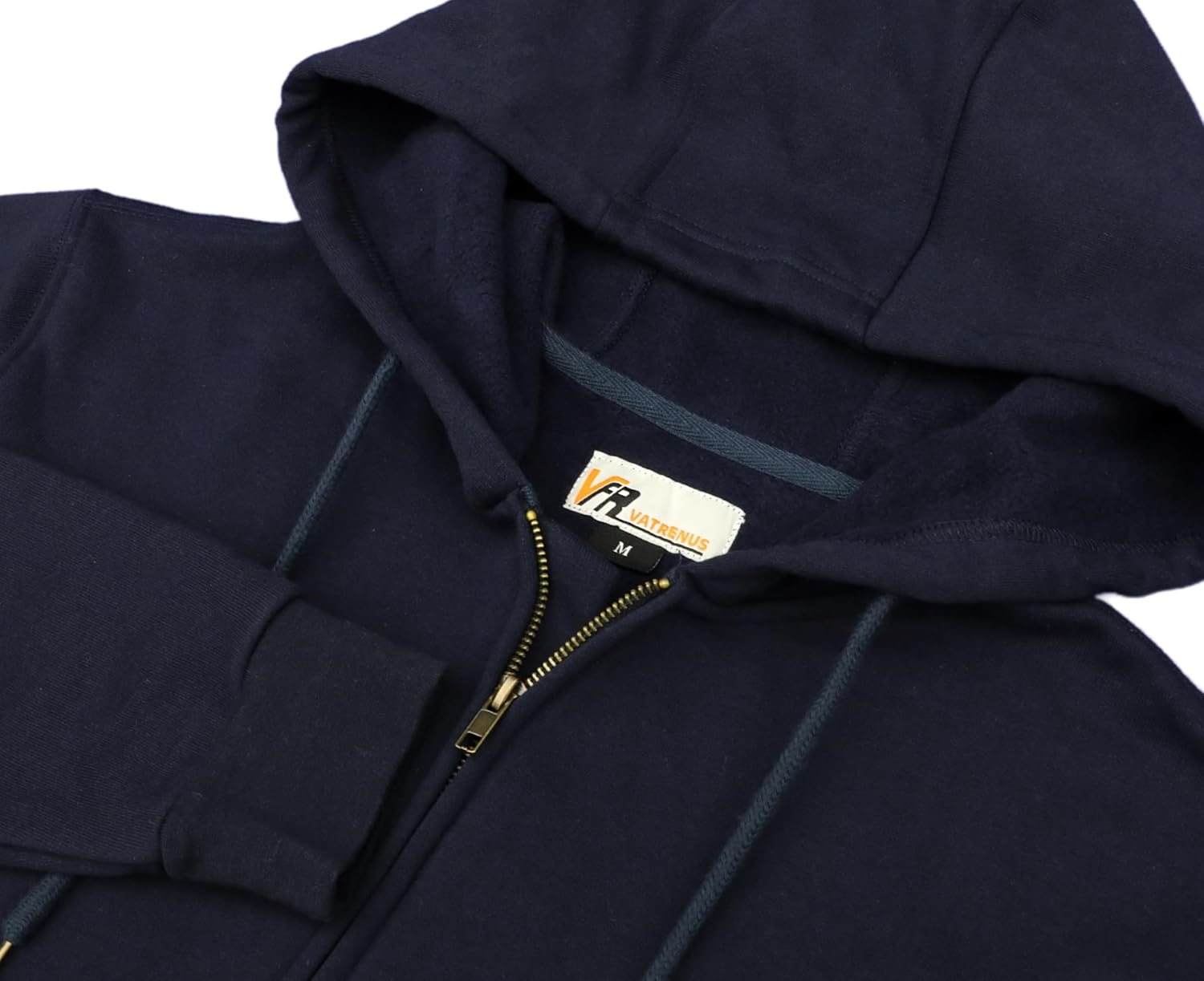 VATRENUS FR Hoodies for Men Zipper Front Flame Resistant 10.5oz Cotton Fleece Fire Retardant Hooded Welding Sweatshirts - Image 2