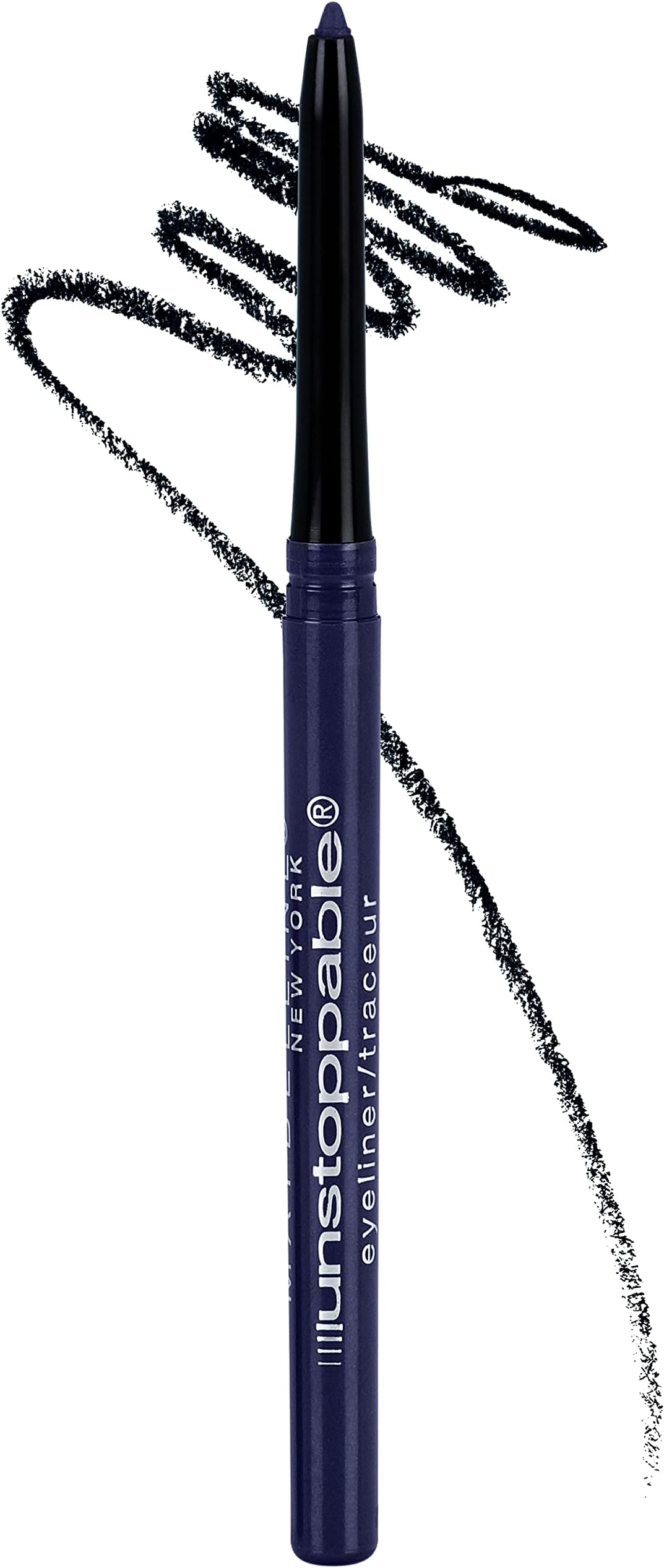 Unstoppable Waterproof Mechanical Blue Eyeliner Pencil, Easy to Apply, Smooth Glide, Up to 24 Hour Wear, Sapphire
