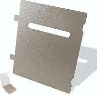2026 Espessura 0,6 mm Cobertura de guia de ondas para micro-ondas Folha de mica 14,7 cm x 12,4 cm Compatível com GE Profile ZSB9132N2SS PWB7030SL4SS Substituição: WB06X10638