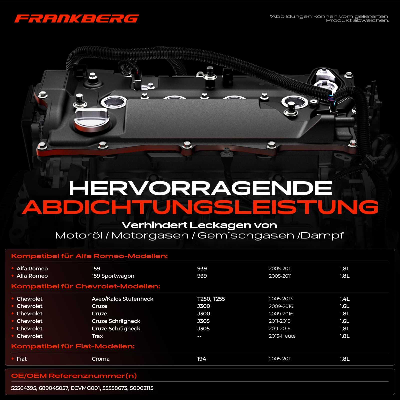 Ventildeckel Zylinderkopfhaube für 159 Cruze Trax Astra H Astra J Corsa D Insignia A Meriva Zafira B 2005-2019