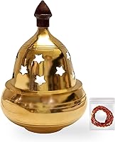 Vista 1 de SATVIK - Lámpara decorativa de latón extra grande Akhand Diya, Jyot Diwali Dia Deepawali Puja Deepak, lámpara de aceite tradicional, Diyas Pooja