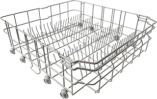 DD82-01384A Dishwasher Lower Rack Replacement for Samsung DW80R2031US, DW80R2031UG, DW80N3030US, DW80N3030UB, DW80N3030UW, DW80M2020US Series – Exact OEM Dimensions 22.5”x20.5” Dishwasher Bottom Rack