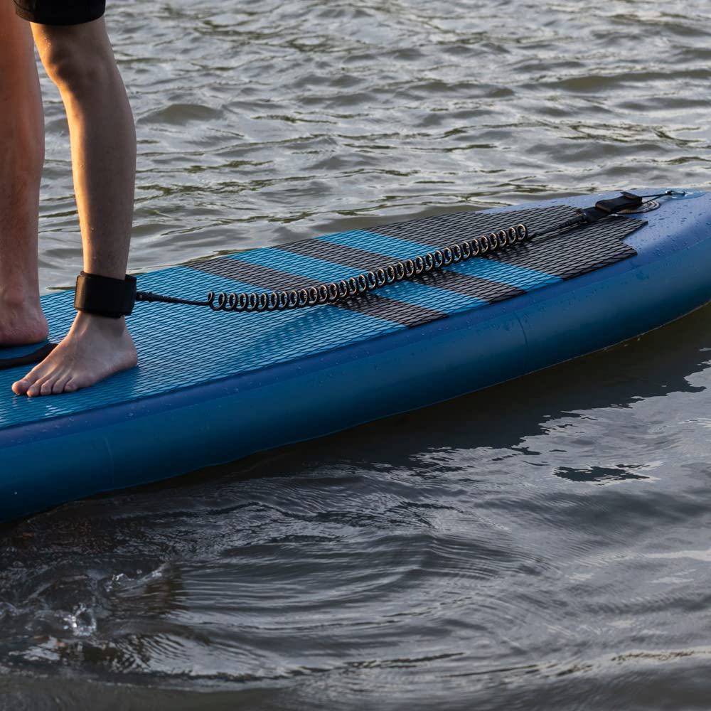 Snapklik.com : HEYTUR Coiled SUP Leash 10 Surfboard Leash Sup Leg Rope ...