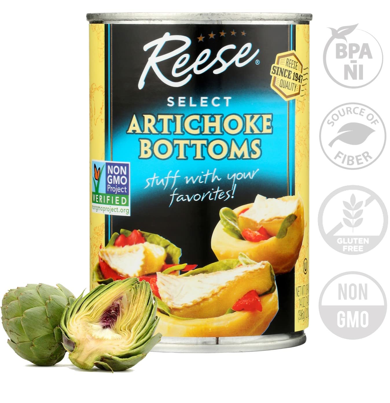 Reese Artichoke Bottoms, 14-Ounces (Pack of 12)