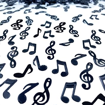 Confetti Music Confetti Birthday Wedding Party Decoration Event Supplies.Music Black