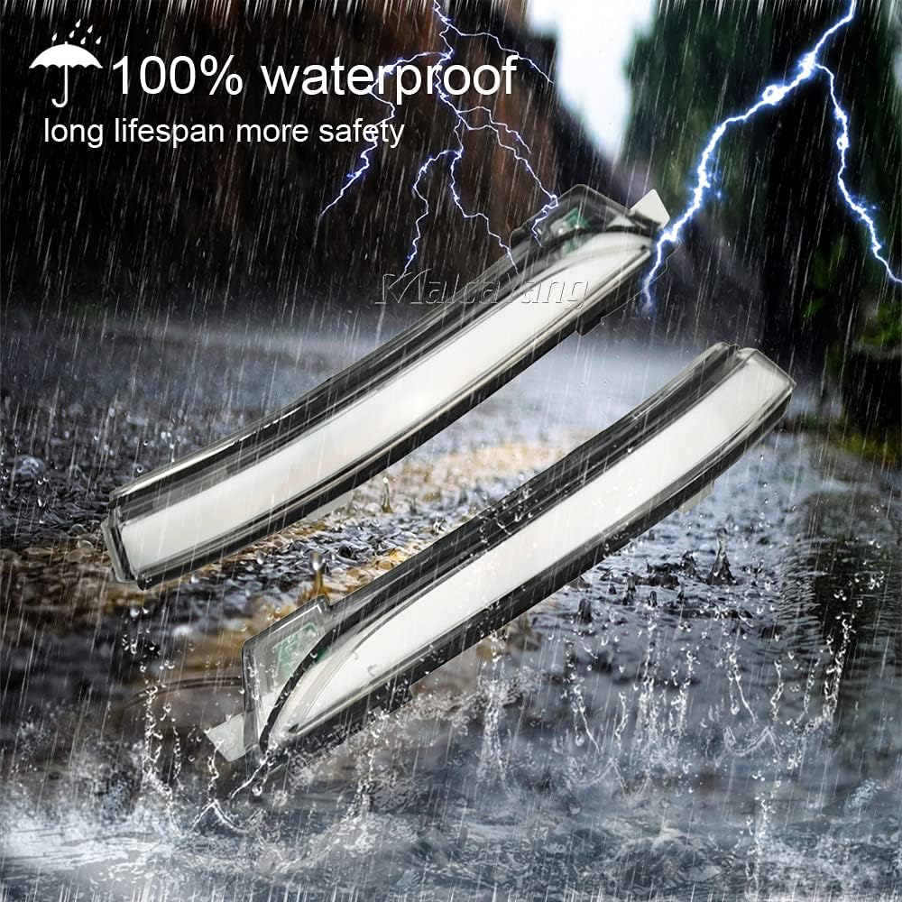 Malcayang Side Mirror Turn Signal Light Dynamic Blinker for Hyundai Elantra Avante MK6 AD 2016-2019