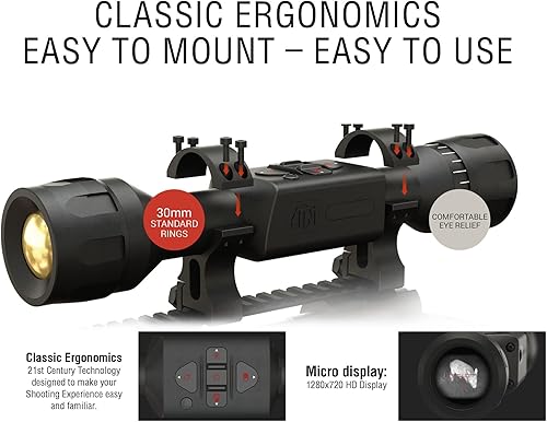 Miniatura 6 de ATN Thor LTV - Alcance térmico ultraligero de caza 4K+ 4056x3040, grabación de video 4K, One Shot Zero, 10h+ batería de alimentación