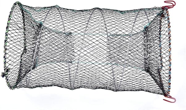 Alvinlite Crab Trap, Portable Fish Trap for Minnow, Crawfish, Shrimp,Lobster, Bait, Snare TrapDia.25cm