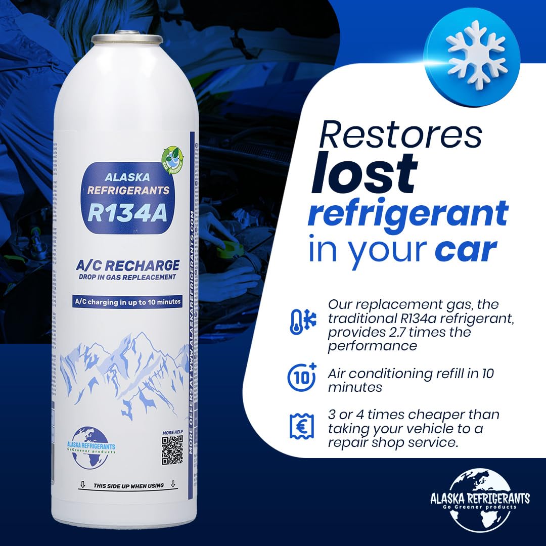 Ricarica di refrigerante HC134a per condizionatori automobilistici set di ricarica