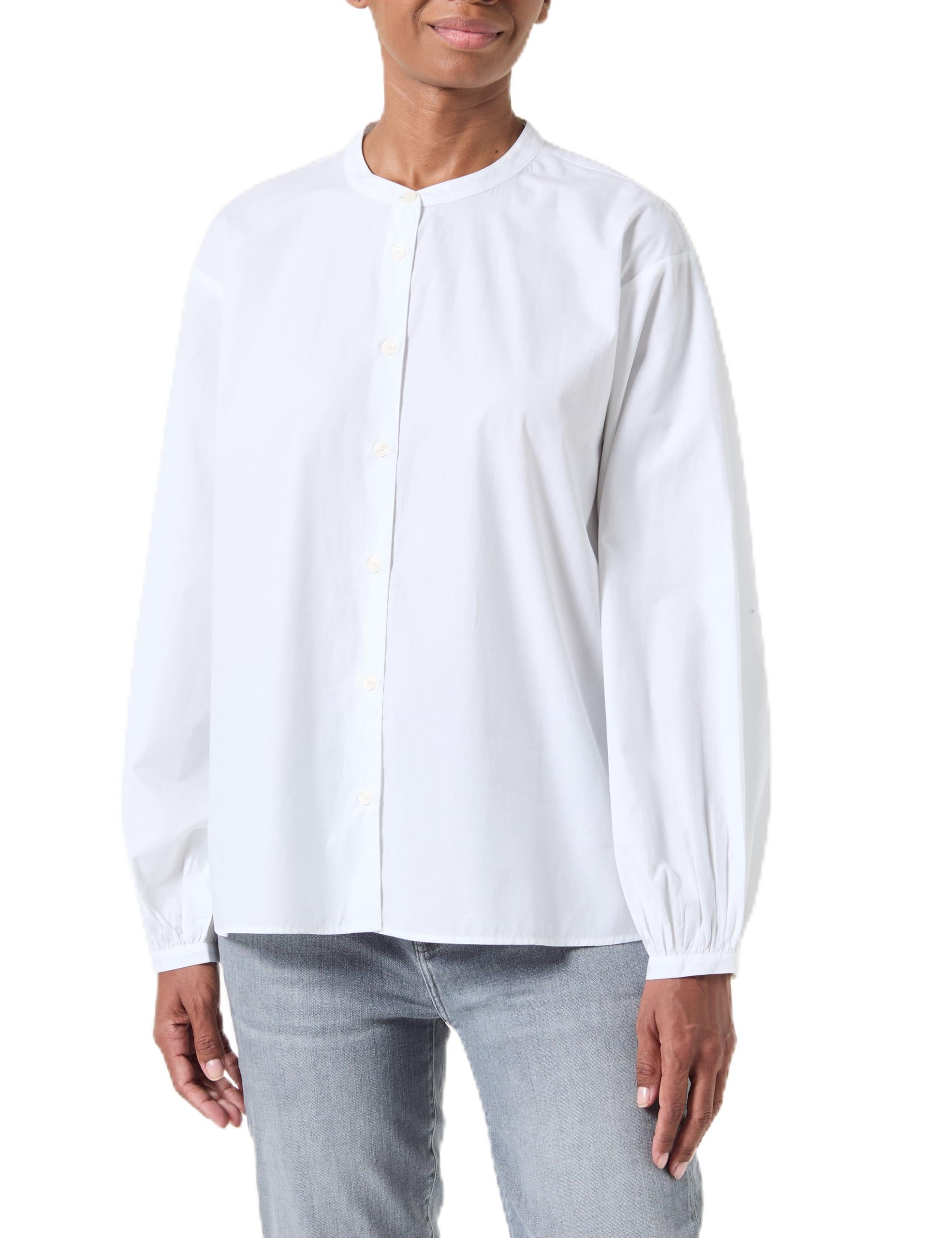 Tommy Hilfiger L Kobiety Bawełniany Dekolt W Serek Balon Ls Bluzka Ww0ww43567