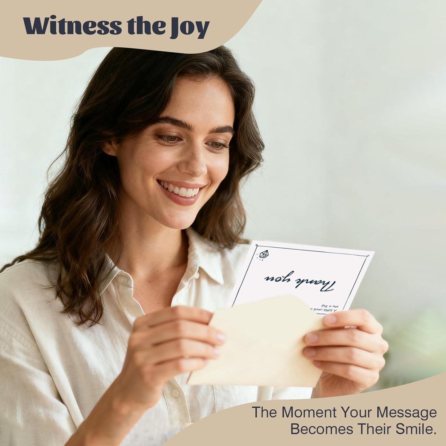 32 Pack Thank You Cards with Envelopes and Sealing Stickers, 4x6 Inch Blank Notes, Hand Painted Designs, 300gsm Premium Cardstock, Bulk Cards for Wedding, Graduation, Baby Shower, Anniversaries - Image 8