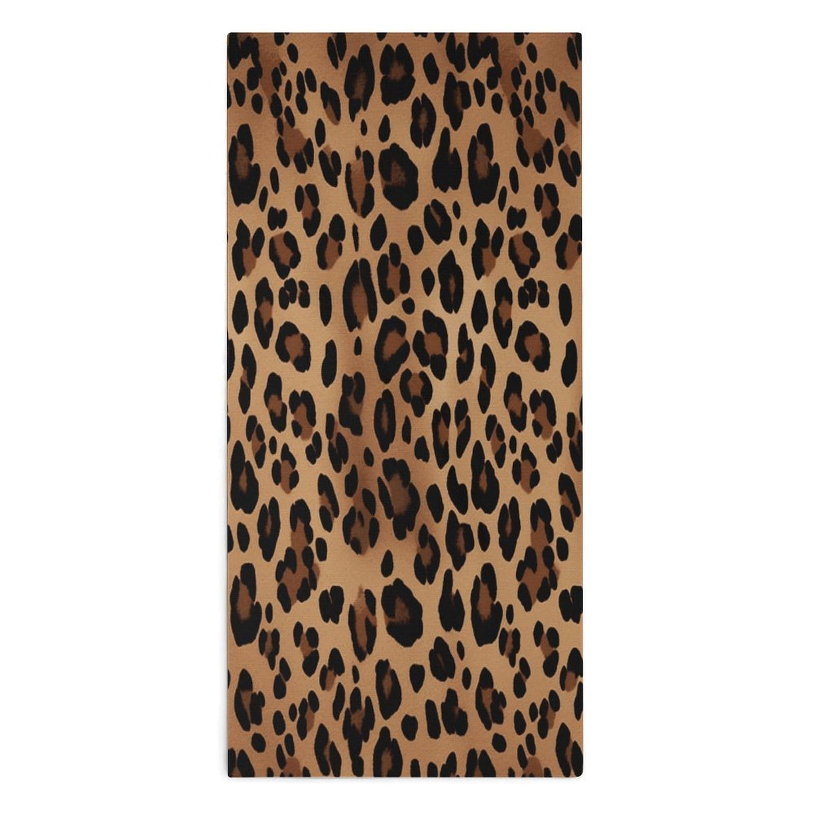 YUXBVKRS Leopard Print Hand Towels for Bathroom 14x29 Inch