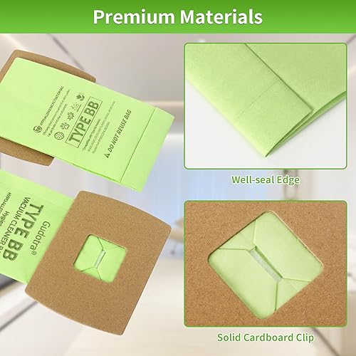 Miniatura 4 de Paquete de 15 bolsas de vacío tipo BB de repuesto para Oreck XL Buster B bolsas de vacío PKBB12DW BB180 BB280 BB850 BB870 BB900 BB1000 MV160 AK1BB8A